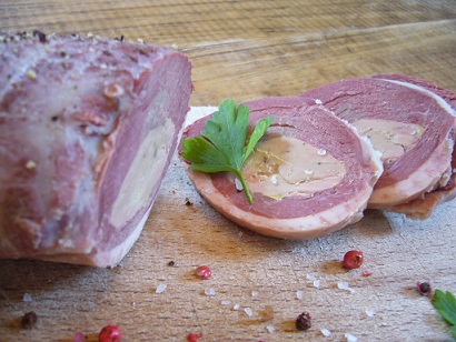 Magret fourré au foie gras Ferme de Ramo, Sud Ouest