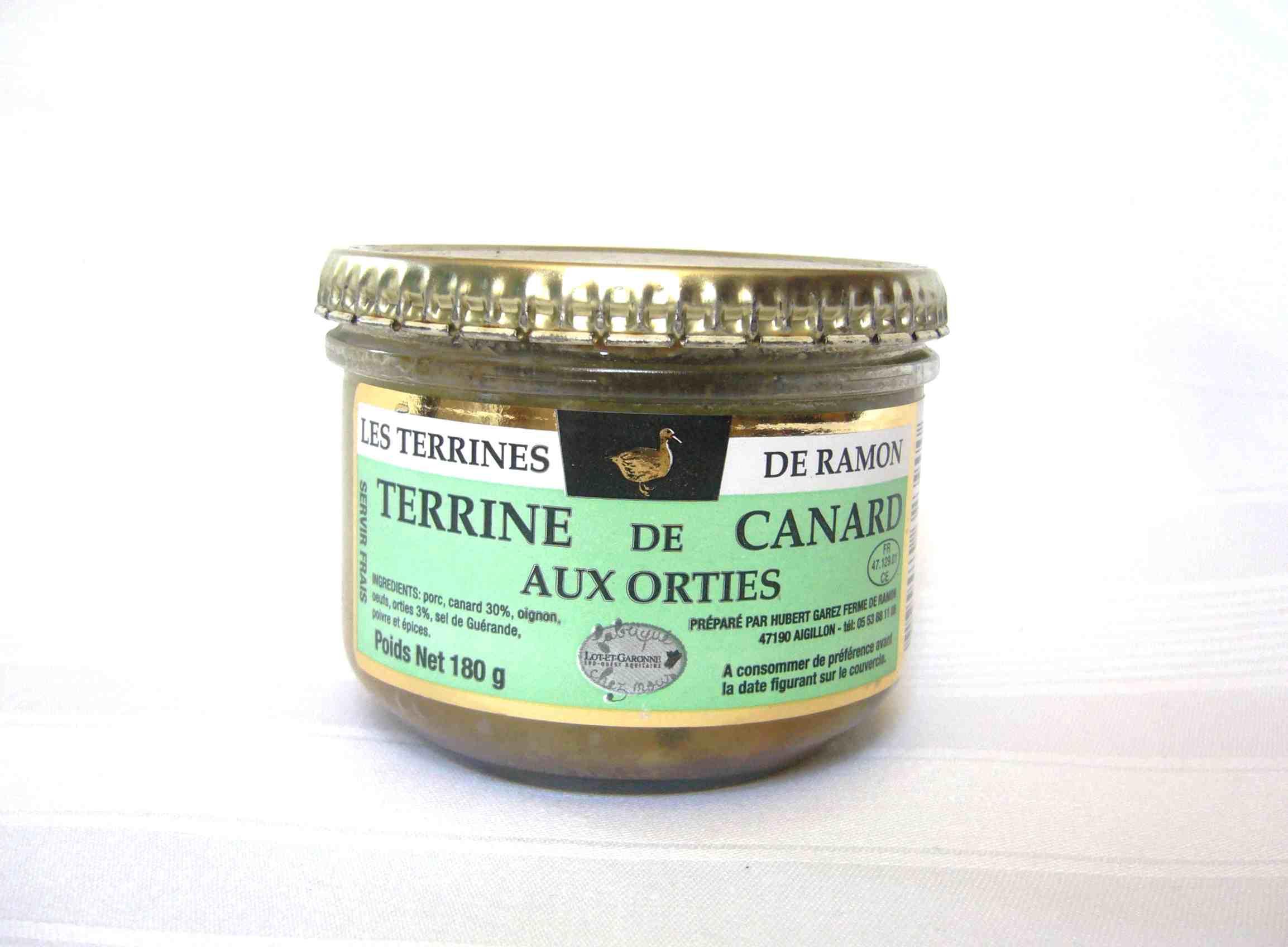 Achat de Terrine de pâté de foie, de la ferme des cochons gourmands.