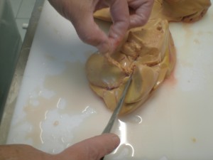 Dénerver un foie gras frais - Ferme de Ramon - Sud-ouest
